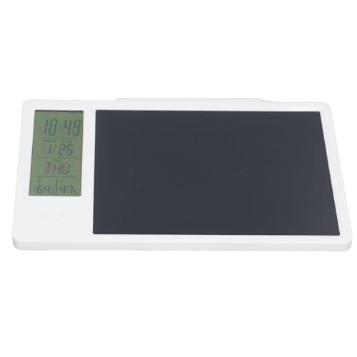 Odorkle Elektronisches Digitales Schreibbrett, Tragbarer, Langlebiger, Multifunktionaler Elektronischer Kalender, LCD-Schreibblock mit Notizblock für das Büro (weiß) von Odorkle