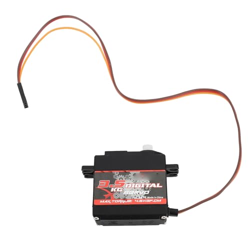 Odorkle RC Car Servo, 3,5 Kg Kunststoffgetriebe RC Digital Servomotor Ersatzteile für DIY RC Crawler Car Boat Robot von Odorkle