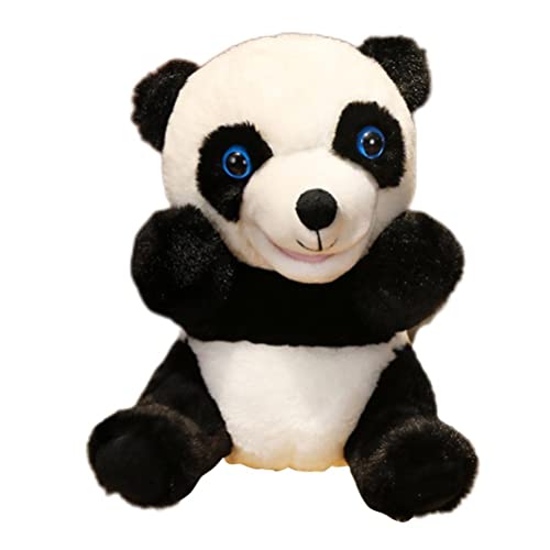 Plüsch-Handpuppe, Süßes Plüsch-Handpuppenspielzeug mit Weichem Stofftier Zum Geschichtenerzählen für (Panda) von Odorkle
