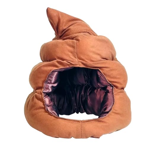 Odoukey Lustiger Kothut warmes Baumwollkostüm weiche Karneval dekorative verrückte Hüte für Kinder Frauen Männer Foto Prop Cosplay Party von Odoukey