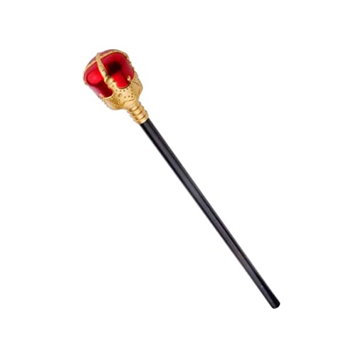 Odoukey Scepter Prop, Royal Scepter King Queen Spielzeug 48cm Theatre Halloween Prop Theme Party bevorzugt Cosplay Supply rot Odoukey Scepter Prop, Royal Scepter King Queen Spielzeug 48cm Theatre Halloween Prop Theme Party bevorzugt Cosplay Supply rot von Odoukey