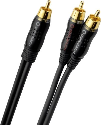 Oehlbach D1C23711 Cinch Audio Y-Kabel [2x Cinch-Stecker - 1x Cinch-Stecker] 12.50m Anthrazit von Oehlbach