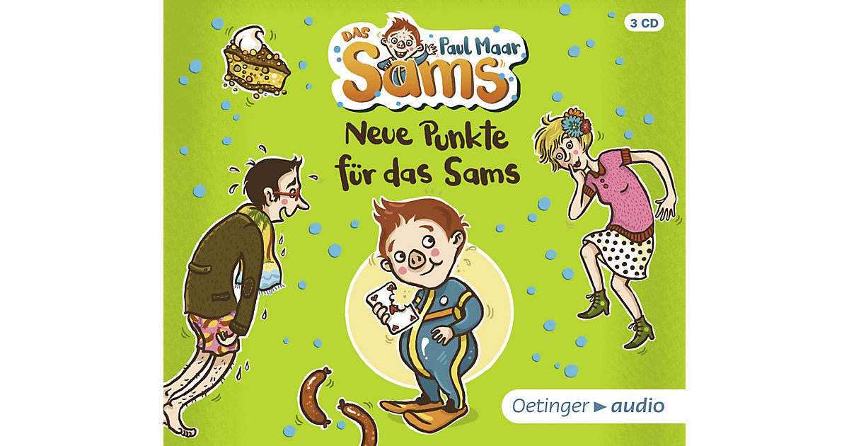 Neue Punkte das Sams, 3 Audio-CDs Hörbuch  Kinder von Oetinger Media GmbH