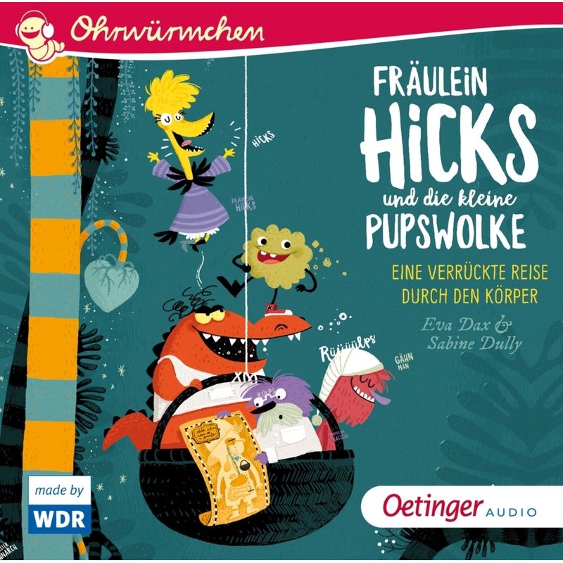 Fräulein Hicks und die kleine Pupswolke,1 Audio-CD von Oetinger Media
