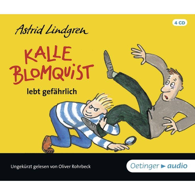 Kalle Blomquist 2. Kalle Blomquist lebt gefährlich,4 Audio-CD von Oetinger Media