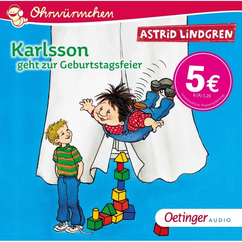 Karlsson geht zur Geburtstagsfeier,1 Audio-CD von Oetinger Media
