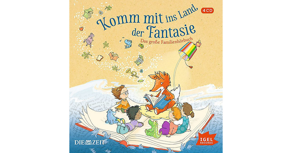 Komm mit ins Land der Fantasie, 4 Audio-CDs Hörbuch Komm mit ins Land der Fantasie, 4 Audio-CDs Hörbuch von Igel Records
