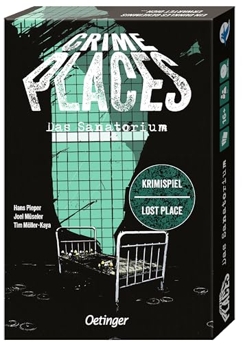 Oetinger, Crime Places 1, Das Sanatorium, Escape-Game, Rätselspiel für Erwachsene, 72 Karten, 60-75 Minuten Spieldauer Oetinger, Crime Places 1, Das Sanatorium, Escape-Game, Rätselspiel für Erwachsene, 72 Karten, 60-75 Minuten Spieldauer von Oetinger