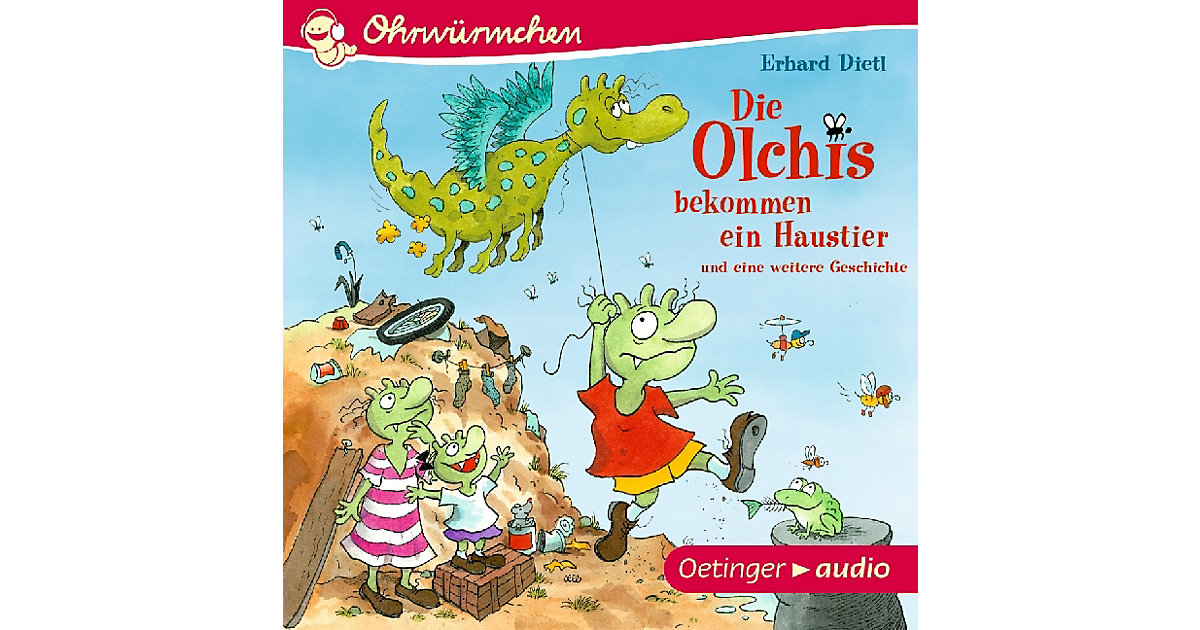 Ohrwürmchen: Die Olchis bekommen ein Haustier und eine weitere Geschichte, 1 Audio-CD Hörbuch von Oetinger Media GmbH