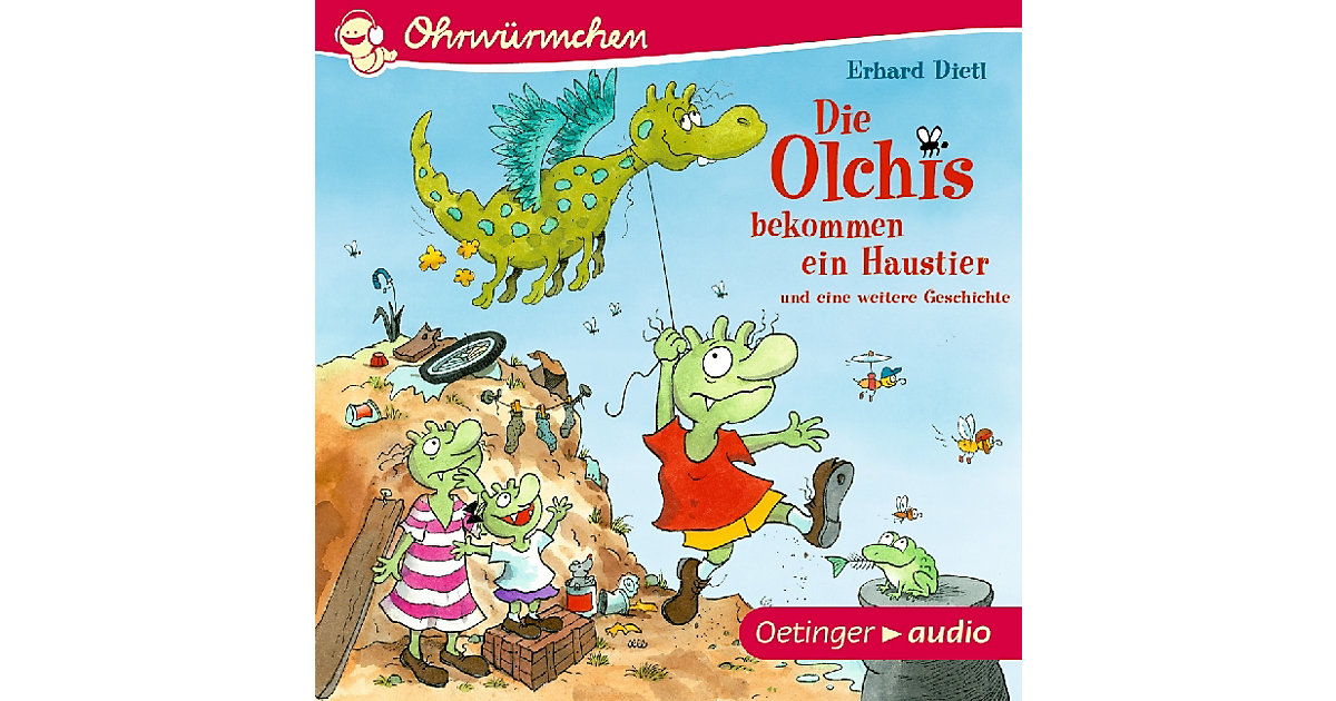 Ohrwürmchen: Die Olchis bekommen ein Haustier und eine weitere Geschichte, 1 Audio-CD Hörbuch Ohrwürmchen: Die Olchis bekommen ein Haustier und eine weitere Geschichte, 1 Audio-CD Hörbuch von Oetinger Media GmbH