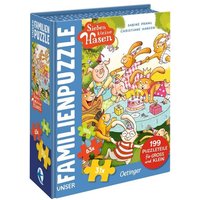 Sieben kleine Hasen. Unser Familien-Puzzle von Oetinger