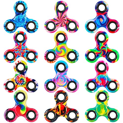 12 Stück Metall Fidget Spinner Sensory Fidget Spielzeug Erwachsene Kinder 4-8-12 mit Autismus ADHS Angst Spielzeug 12 Stück Metall Fidget Spinner Sensory Fidget Spielzeug Erwachsene Kinder 4-8-12 mit Autismus ADHS Angst Spielzeug von Oeudire