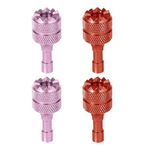 Oeudire 4 abnehmbare Steuerknüppel aus Aluminiumlegierung (Ersatzzubehör, Blau, Schwarz) for Mini 3/3 Pr/4 Pro/Air 3/Mavic 3 Pro RC & RC 2(Orange Pink) von Oeudire