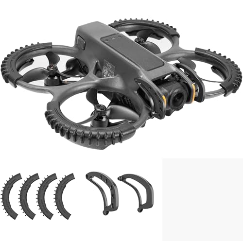 3-in-1 Avata 2 Zubehör-Paket, Avata 2 Gimbal-Stoßstangenschutz + Propellerschutz + Goggles 3-Schutzabdeckung, passend for DJI Avata 2 Drohne und Goggle 3 von Oeudire