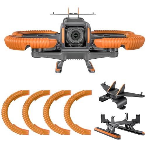 3-in-1 Avata 2-Zubehörpakete, Avata 2-Propellerschutz + Heck + Fahrwerksschutz for DJI Avata 2 Fly More Combo-Drohnenschutz (ohne Drohne) von Oeudire