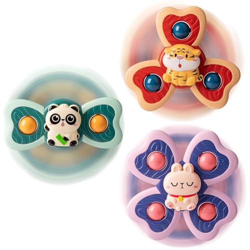 3-teiliges Kreiselspielzeug mit Saugnapf for 1-2-jährige Jungen, Kreiselspielzeug, Babyspielzeug, 12–18 Monate, sensorisches Spielzeug for Kleinkinder von 1–3, Osterkorbfüller, Geschenke for 1-jährige 3-teiliges Kreiselspielzeug mit Saugnapf for 1-2-jährige Jungen, Kreiselspielzeug, Babyspielzeug, 12–18 Monate, sensorisches Spielzeug for Kleinkinder von 1–3, Osterkorbfüller, Geschenke for 1-jährige von Oeudire