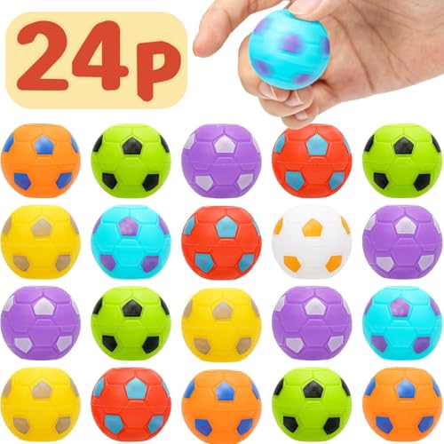 32 Stück Fußball-Partygeschenke for Kinder von 4–8 und 8–12 Jahren, Fidget Spinner, Fußballspielzeug, Goodie Bags Stuffers for Geburtstagspartys(A-24) von Oeudire