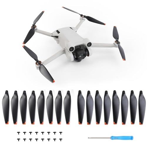32-teilige Propellerblätter als Ersatz for DJI 4 Pro/Mini 3 Pro, geräuscharme und schnell lösbare Propellerflügel, kompatibel mit den Propellerblättern von DJI 4 Pro/Mini 3 Pro(16pcs) von Oeudire