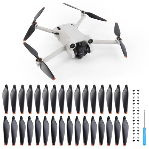 32-teilige Propellerblätter als Ersatz for DJI 4 Pro/Mini 3 Pro, geräuscharme und schnell lösbare Propellerflügel, kompatibel mit den Propellerblättern von DJI 4 Pro/Mini 3 Pro(32pcs) von Oeudire