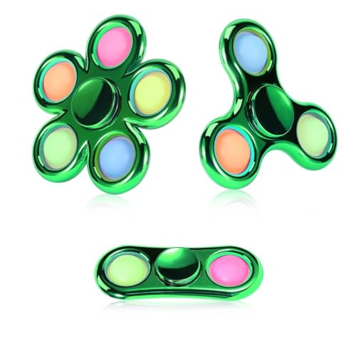 3er-Pack Pop-Fidget-Spinner, ideales Dekompressions-Fidget-Spielzeug for Erwachsene, Fidget-Spinner zur Linderung, Goodie-Bag-Füller, Rückgabegeschenke, Geburtstagsparty-Gastgeschenke, Klassenzimmer-P 3er-Pack Pop-Fidget-Spinner, ideales Dekompressions-Fidget-Spielzeug for Erwachsene, Fidget-Spinner zur Linderung, Goodie-Bag-Füller, Rückgabegeschenke, Geburtstagsparty-Gastgeschenke, Klassenzimmer-P von Oeudire