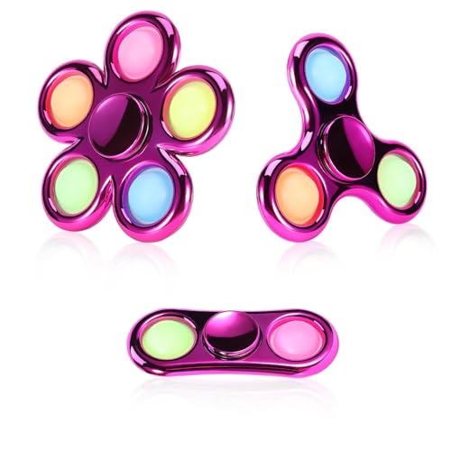 3er-Pack Pop-Fidget-Spinner, ideales Dekompressions-Fidget-Spielzeug for Erwachsene, Fidget-Spinner zur Linderung, Goodie-Bag-Füller, Rückgabegeschenke, Geburtstagsparty-Gastgeschenke, Klassenzimmer-P 3er-Pack Pop-Fidget-Spinner, ideales Dekompressions-Fidget-Spielzeug for Erwachsene, Fidget-Spinner zur Linderung, Goodie-Bag-Füller, Rückgabegeschenke, Geburtstagsparty-Gastgeschenke, Klassenzimmer-P von Oeudire