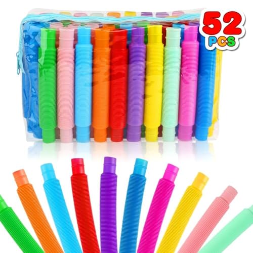 52er-Pack Pop Tubes, sensorisches Spielzeug, Partygeschenke for Kinder von 8–12 und 4–8, Zappelspielzeug gegen Angstzustände, Goodie-Bag-Füller, Schatzkiste, Klassenzimmerpreise, Geschenke for 3-, 4-, 52er-Pack Pop Tubes, sensorisches Spielzeug, Partygeschenke for Kinder von 8–12 und 4–8, Zappelspielzeug gegen Angstzustände, Goodie-Bag-Füller, Schatzkiste, Klassenzimmerpreise, Geschenke for 3-, 4-, von Oeudire