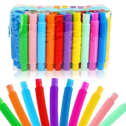52er-Pack Pop Tubes, sensorisches Spielzeug, Partygeschenke for Kinder von 8–12 und 4–8, Zappelspielzeug gegen Angstzustände, Goodie-Bag-Füller, Schatzkiste, Klassenzimmerpreise, Geschenke for 3-, 4-, 52er-Pack Pop Tubes, sensorisches Spielzeug, Partygeschenke for Kinder von 8–12 und 4–8, Zappelspielzeug gegen Angstzustände, Goodie-Bag-Füller, Schatzkiste, Klassenzimmerpreise, Geschenke for 3-, 4-, von Oeudire
