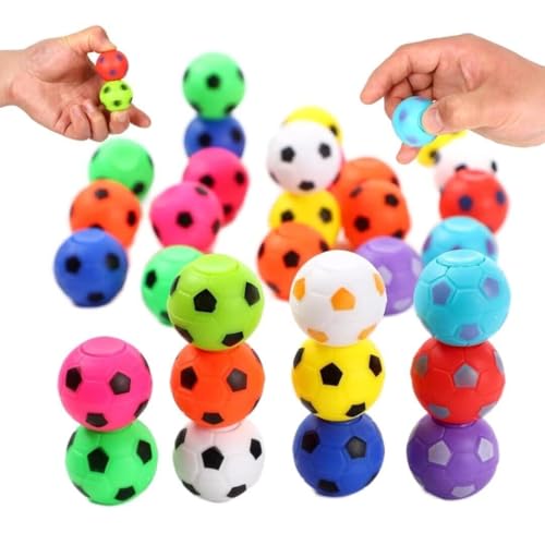 9–32 Stück Fidget Spinner Fußballspielzeug for Kinder, Jungen und Mädchen, Fußballpartygeschenk, Großpackung Kinderpreise for die Schule, kleine Gegengeschenke for Kinder, Bitdhday Goodie Bags Stuffer von Oeudire