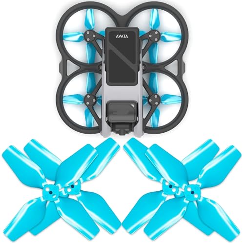 Airscrew 4-Blatt Upgrade Propeller for Avata - Orange, 4 Stück(Blue 4-Blade) von Oeudire