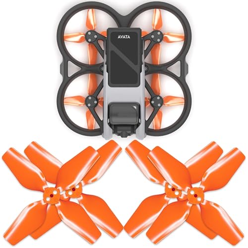 Airscrew 4-Blatt Upgrade Propeller for Avata - Orange, 4 Stück(Orange 4-Blade) von Oeudire