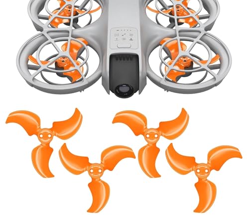 Airscrew Stealth Propeller for Neo - Orange, 4 Stück(for T50 T25 orange) von Oeudire