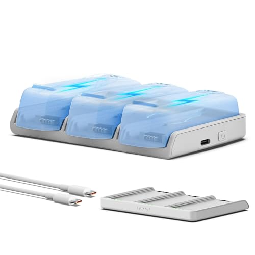 Ersatz-Neo-Zweiwege-Ladehub, 65 W, superschnelles Akkuladegerät, USB-C-Parallel-Netzadapter for Neo-Drohnenzubehör, Speicher-/Ausgabemodus (3 Akkus gleichzeitig laden: 45 Min.)(Only Charging Hub) von Oeudire