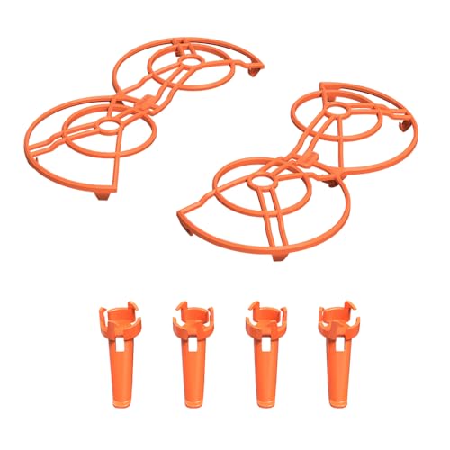 Ersatz for Propellerschutz und Landebeine for NEO-Drohne, Propellerschutz, Stoßstangenschutz, Fahrwerksteile (Pink)(for T50 T25 orange) von Oeudire