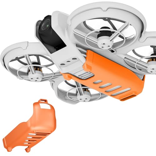 Fahrwerk for Neo Drone Batterieschutzhülle Abdeckung Schnellverschluss Verlängerungsbein Erhöhung Halterung Ständer 2-in-1 Zubehör(for T50 T25 orange) von Oeudire