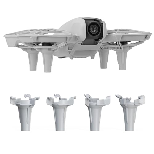 Fahrwerk for Neo Erhöhte Verbesserung Stativ Unterstützung Beinschutz for Neo Drone Zubehör (Grau)(for T40 T20P Black) von Oeudire