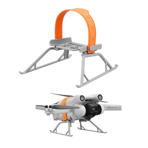Faltbares Fahrwerk for 3 PRO/Mini 3 Drone Verlängerungsbein erhöht 25 mm mit Banding Strap Unterstützung Stand Stativ UAV Kamera Drohnen Zubehör(for T50 T25 orange) von Oeudire