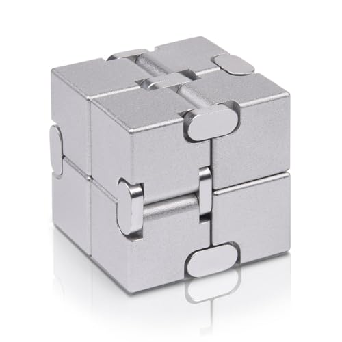 Fidget Cube-Version, Fidget-Fingerspielzeug – Infinity Cube Prime aus Metall zur Linderung von Stress und Angstzuständen/ADHS, extrem langlebige sensorische Geschenke for Erwachsene und Jugendliche Fidget Cube-Version, Fidget-Fingerspielzeug – Infinity Cube Prime aus Metall zur Linderung von Stress und Angstzuständen/ADHS, extrem langlebige sensorische Geschenke for Erwachsene und Jugendliche von Oeudire