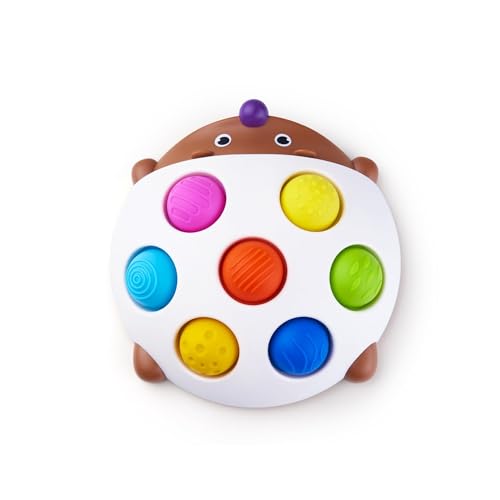 Fidget Popper Sensorisches Babyspielzeug for 10+ Monate, Montessori-Beschäftigungsspielzeug for 1 2 3-jährige Kleinkinder, Blasen drücken und platzen Lassen, Feinmotorik, Reisespielzeug for Kinder im von Oeudire