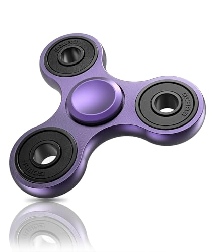 Fidget Spinner Spielzeug, langlebige Hochgeschwindigkeitslager Metall Hand Finger Spinner EDC ADHS Angst Stressabbau Langeweile Zeit totschlagen Spielzeug(for 30degree) von Oeudire