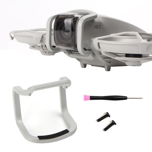 Gimbal-Stoßstangenschutz + höhenvergrößerndes Stativ for Neo-Drohnen-Erweiterungszubehörsatz, Antikollisionsschutzstange, Fahrwerksvergrößerungs-Ständerschutz (Orange)(Szary,Aluminum Alloy Material) von Oeudire