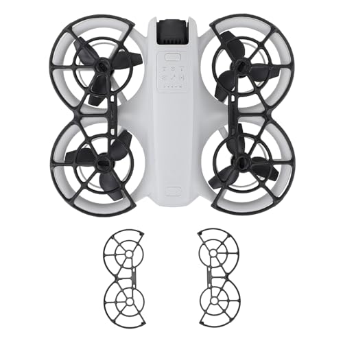 NEO Drone Propeller Guard Protector, Anti-Kollision Ersatz Propeller Schutzabdeckung for Neo Drone Zubehör (Grau)(Svart) von Oeudire