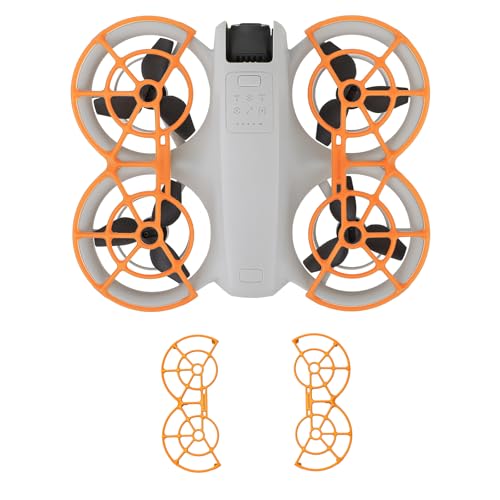NEO Drone Propeller Guard Protector, Anti-Kollision Ersatz Propeller Schutzabdeckung for Neo Drone Zubehör (Grau)(for T50 T25 orange) von Oeudire