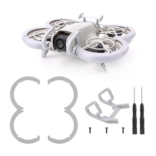 Oeudire 2-in-1-Antikollisionsschutz-Set for Neo-Zubehör, Propellerschutz + Gimbal-Stoßstangenschutz for Neo-Drohnen-Zubehör (grau)(for T40 T20P Black) von Oeudire