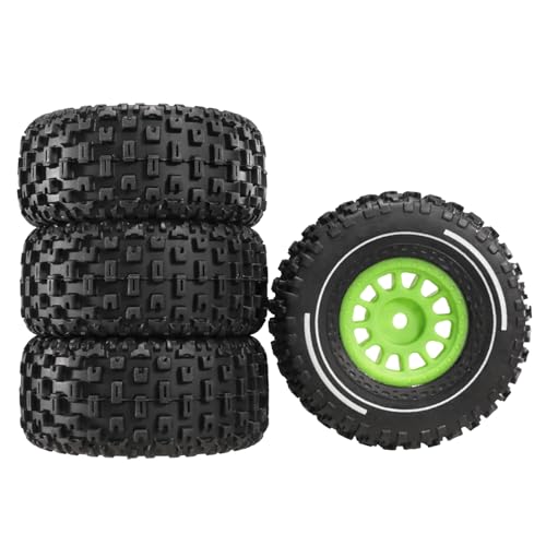 Oeudire 4 stücke 65mm Gummi Reifen Reifen 12mm 14301 14302 14303 1/14 RC Auto Upgrade Teile Zubehör(for 80degree) von Oeudire