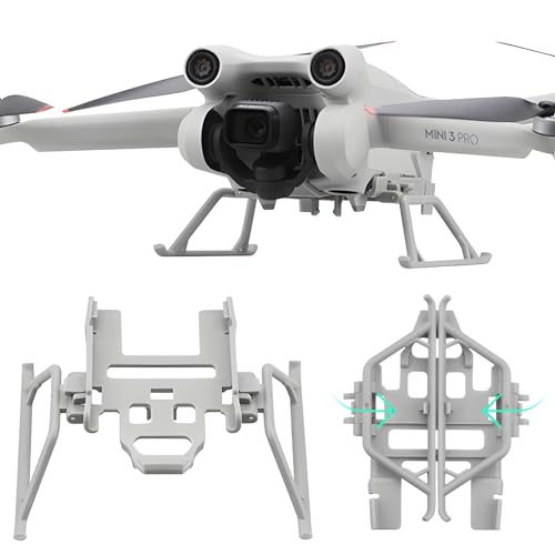 Oeudire 4K 2SE-Fahrwerk – for Mavic 2 SE 2 Se 4K-Drohnenzubehör, faltbares Verlängerungsset, Schnellverschluss-Fahrwerksbeine(Mini 3/3 Pro Landing Gear) von Oeudire
