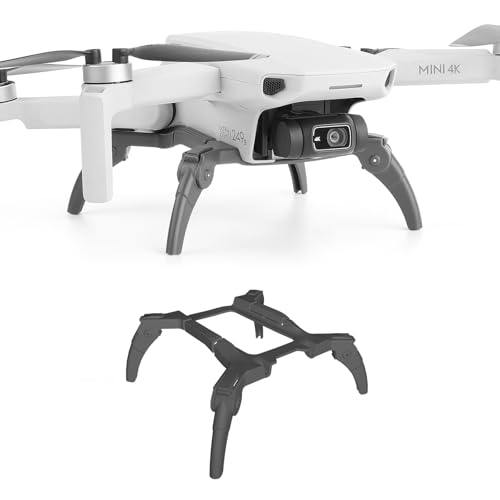 Oeudire 4K-Landegestell – Faltbares Schnellverschluss-Verlängerungsbein, Höhe erweiterter Schutz for 4K-Drohnenzubehör (Orange-Grau)(for T40 T20P Black) von Oeudire