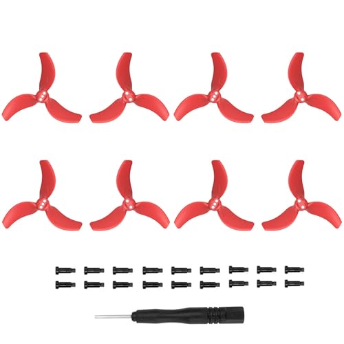 Oeudire 8 Stück Avata 2 Propeller, 3032S Propeller Geräuscharme Flügel for DJI Avata 2 Drohnenzubehör, Blau(B) von Oeudire