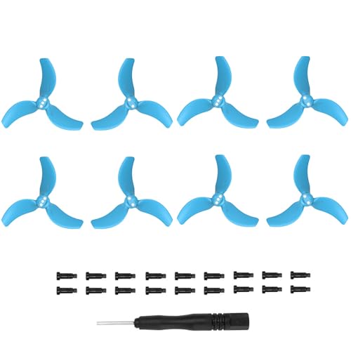 Oeudire 8 Stück Avata 2 Propeller, 3032S Propeller Geräuscharme Flügel for DJI Avata 2 Drohnenzubehör, Blau(Blauw) von Oeudire
