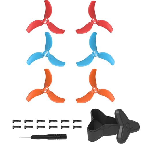 Oeudire 8 Stück Avata 2 Propeller, 3032S Propeller Geräuscharme Flügel for DJI Avata 2 Drohnenzubehör, Blau(Mixed Colours) von Oeudire
