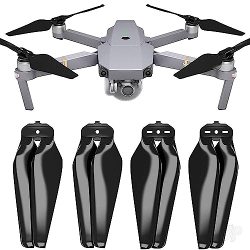 Oeudire Airscrew Stealth Propeller for Mavic Pro & Platinum – Schwarz, 4 Stück(Svart) von Oeudire